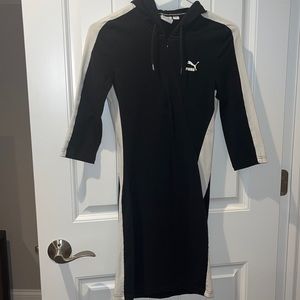 Puma Quarter Zip Hooded Dress